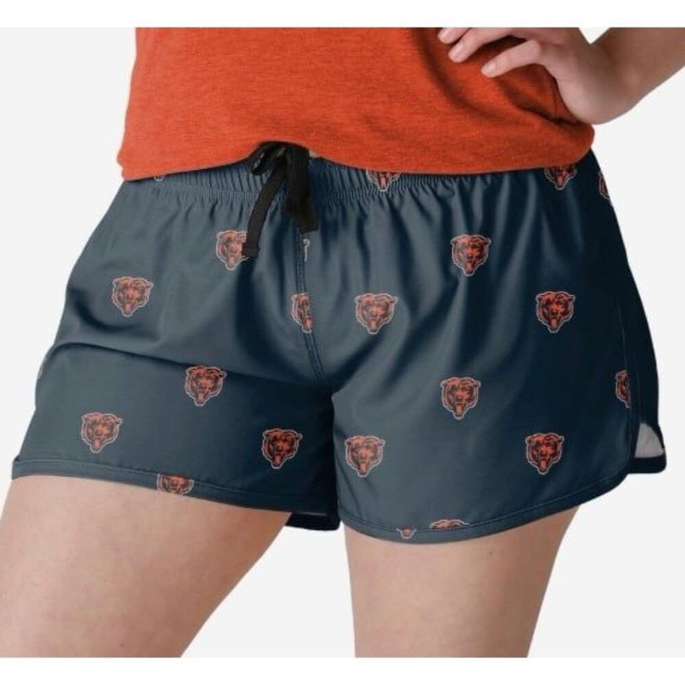 FOCO Chicago Bears Mini Print Running
Shorts Size XL New With Tag